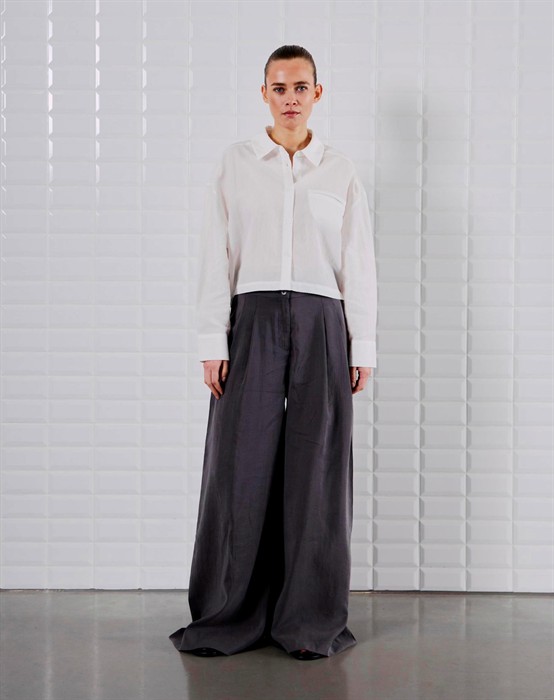 Quine Cropped Skjorte